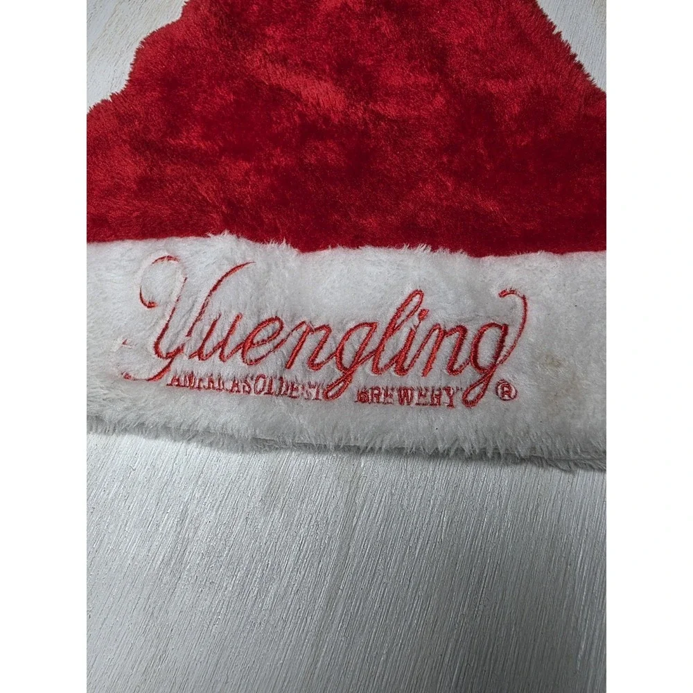 Yuengling Brewery Santa Hat (Red W/ Red Letters)